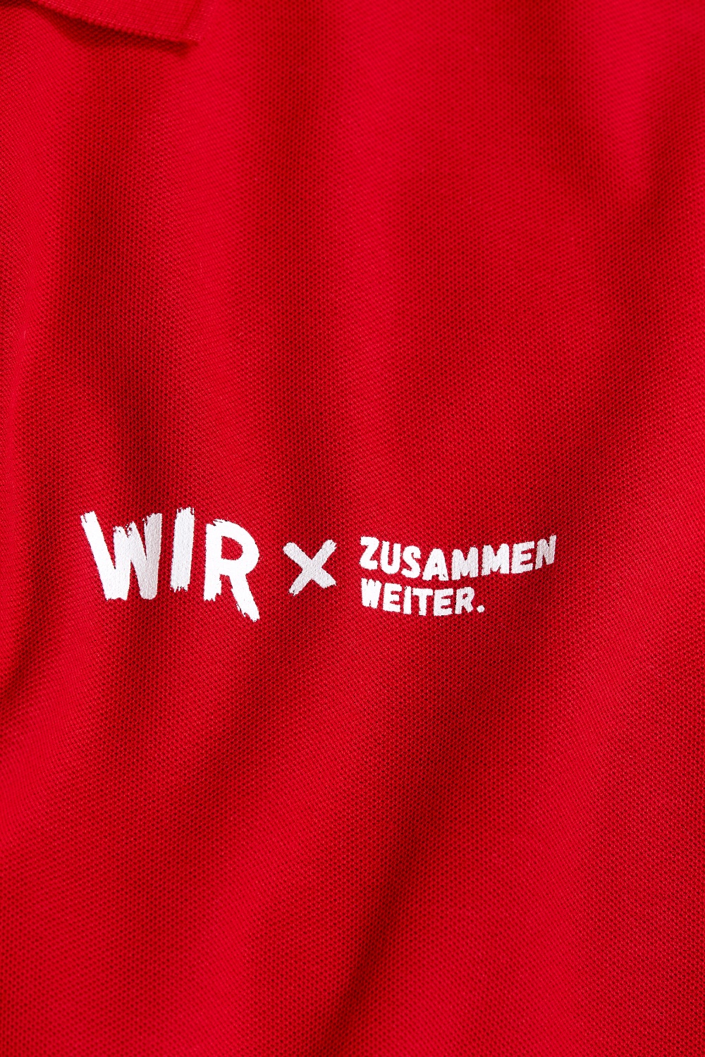 MKH Polo Herren Rot Detail Logo 1