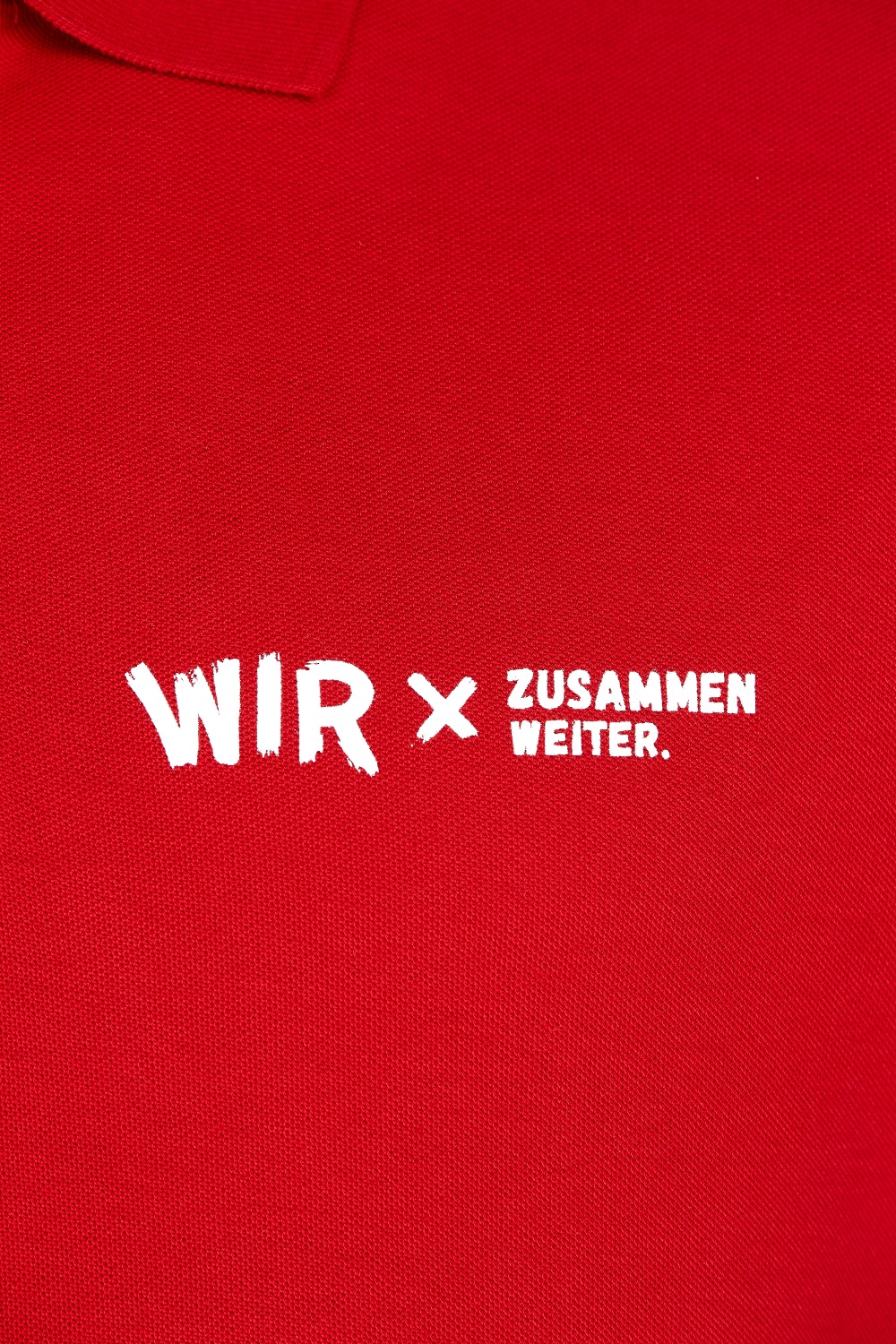 MKH Polo Herren Rot Detail Logo 2