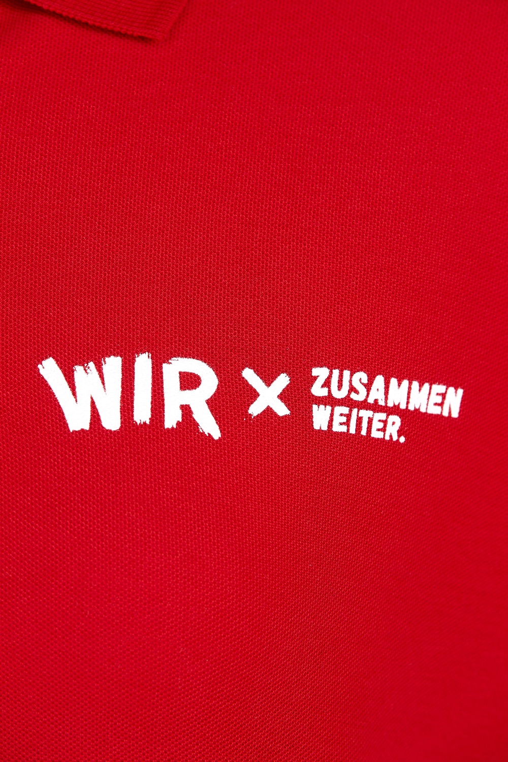 MKH Polo Damen Rot Detail Logo 2
